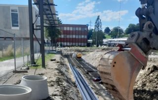 Gestion du ruissellement au PAD de l’ancienne papeterie