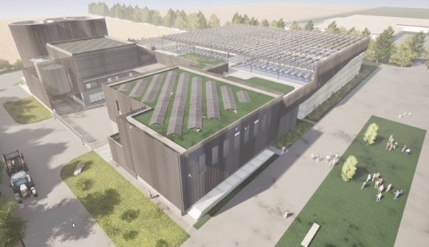 Traitement des micropolluants pour la STEP de l'EBVV - Epuration des eaux - Bâtiment 3D