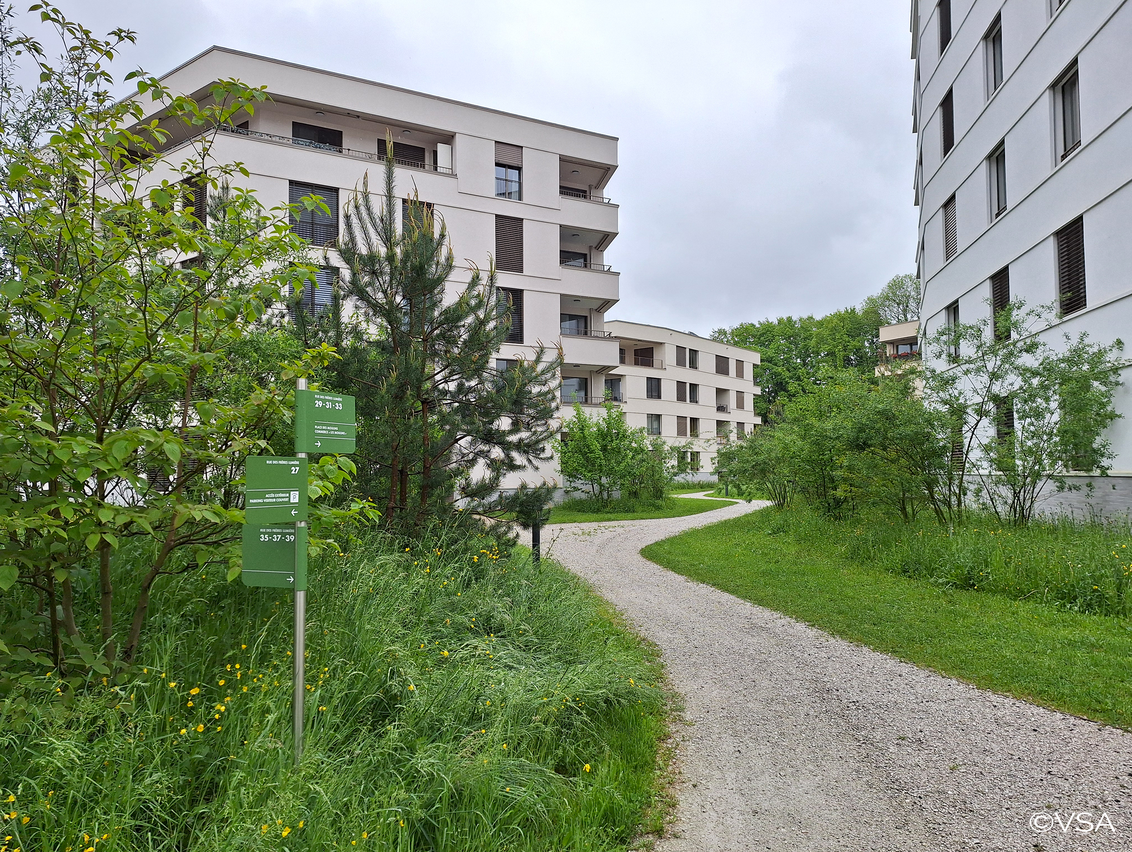 gestion du ruissellement-au PAD de l'ancienne papeterie -Marly | Eaux Superficielles - Ville-éponge