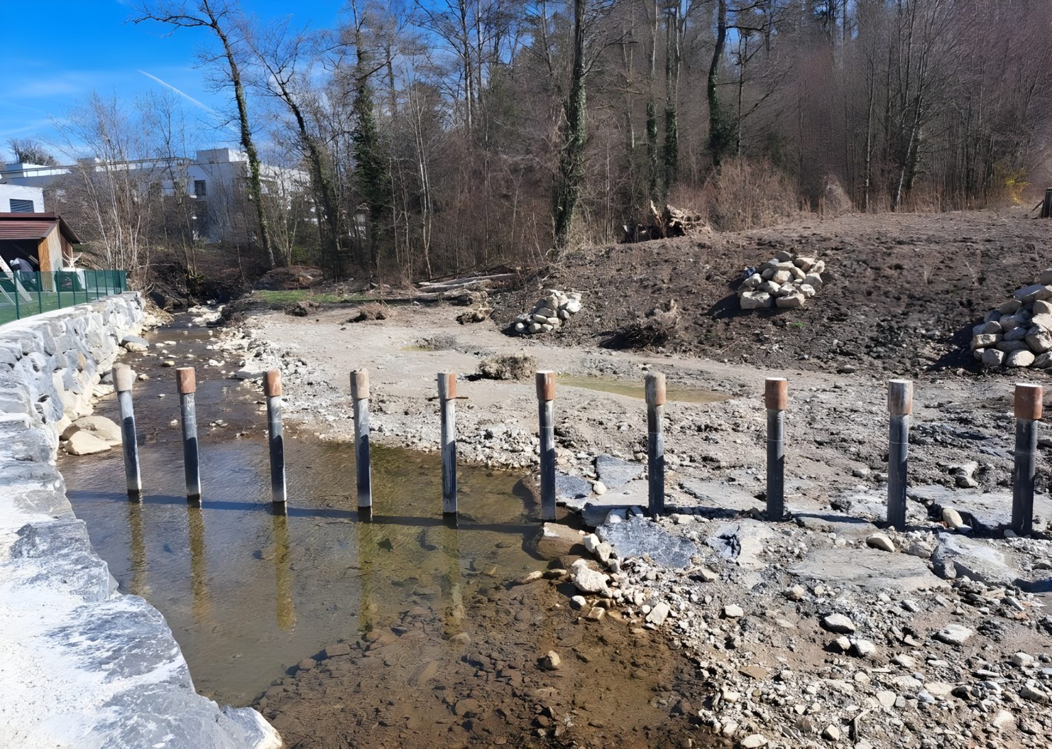 Projet de Sécurisation et d Aménagement de protection contre les crues du Forestay et du Longiron Puidoux - Eaux superficielles - Depotoir Forestay