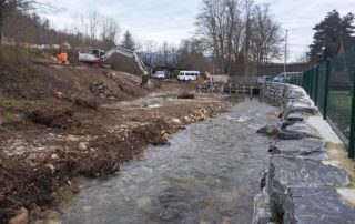 Projet de Sécurisation et d Aménagement de protection contre les crues du Forestay et du Longiron Puidoux - Eaux superficielles - Depotoir Forestay